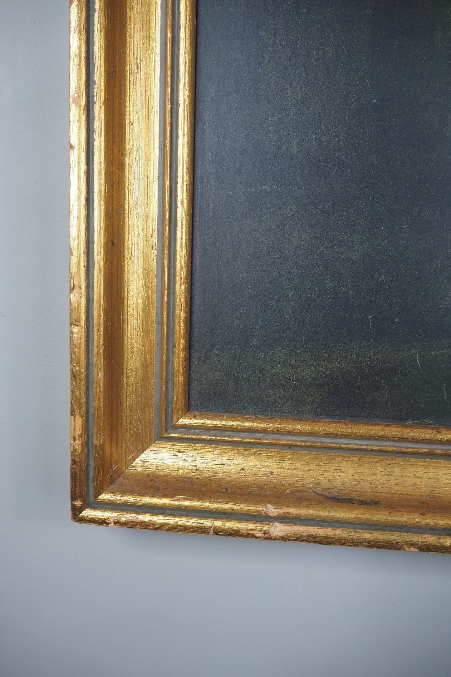 Rembrandt “A Girl with a Broom” Framed Vintage Dutch Print | Heavy Gilt Frame
