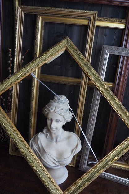 Vintage Gold & Rustic Wooden Large Frame Collection – Job Lot of 6