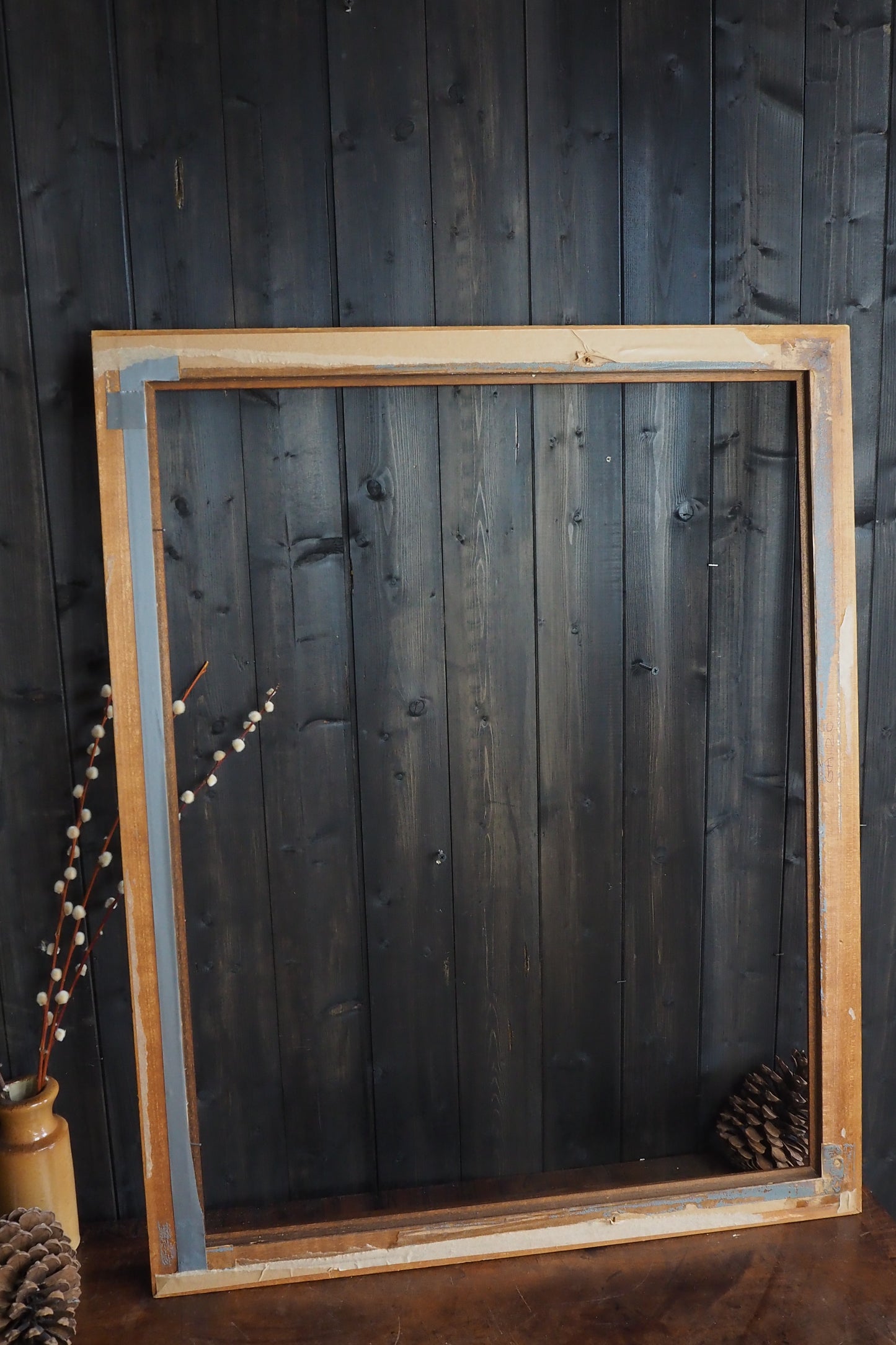 Vintage Gold & Rustic Wooden Large Frame Collection – Job Lot of 6