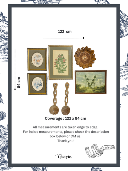 The Heritage Green Barnhouse Vintage Gallery Wall Set