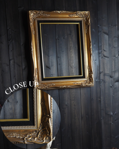 The Giverny - Vintage Black & Gold Ornate Sorélle Frame