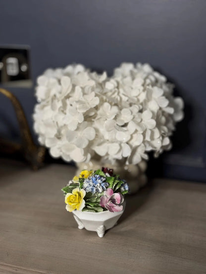 Vintage Royal Doulton Hand Painted Flower Pot Decor
