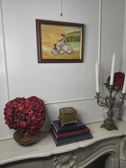 Seaside Bond - Original Oil painting by N.G. Reynolds