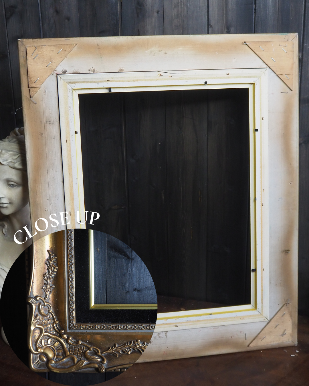 The Giverny - Vintage Black & Gold Ornate Sorélle Frame