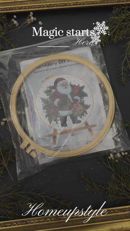 Nutcracker Embroidery Kit