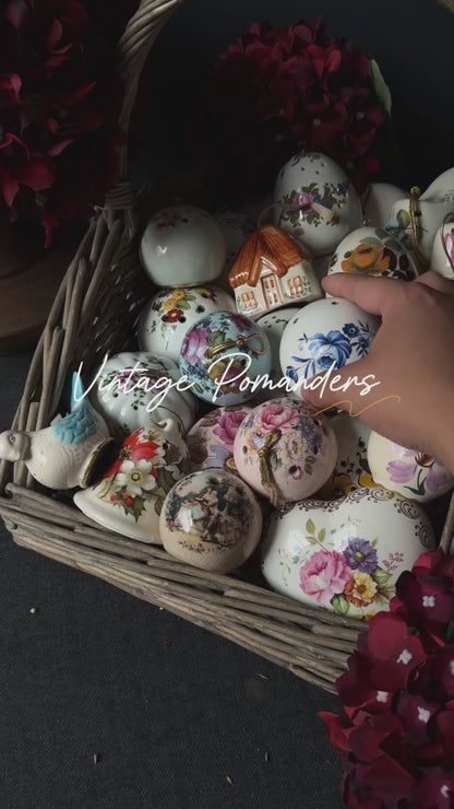 Vintage Ceramic Pomanders A Timeless Touch of Fragrance & Charm