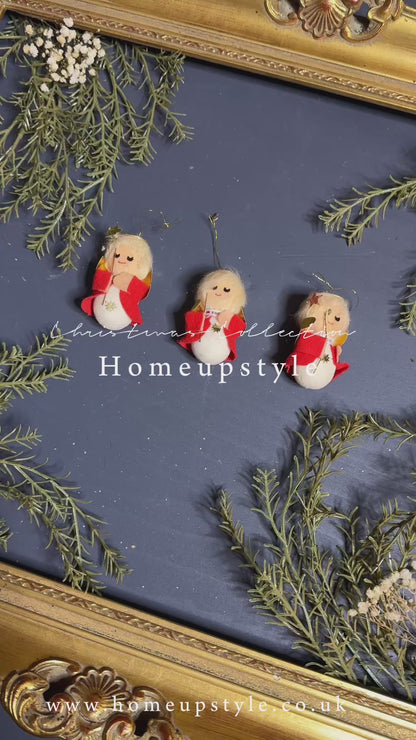 Vintage European Handmade Christmas Angels