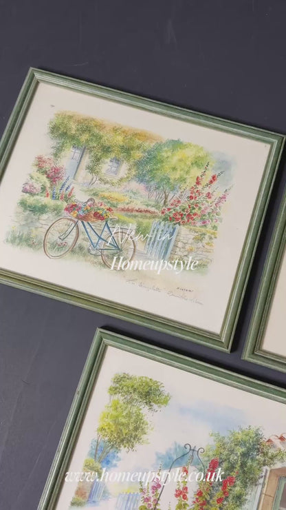 The French Atelier Set – Signed Framed Art Prints by Danielle Lebeau