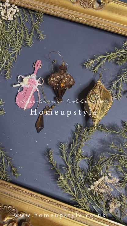 Vintage European Handmade Christmas Baubles