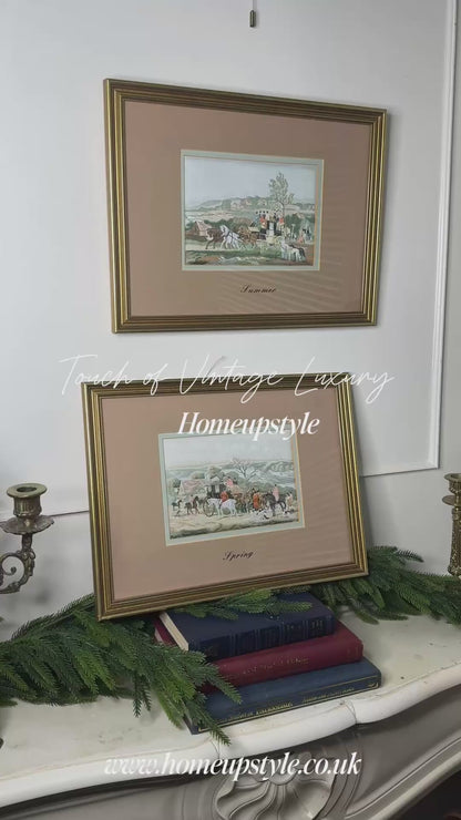 Spring & Summer” – Cash’s Limited Edition Silk Woven Picture Pair