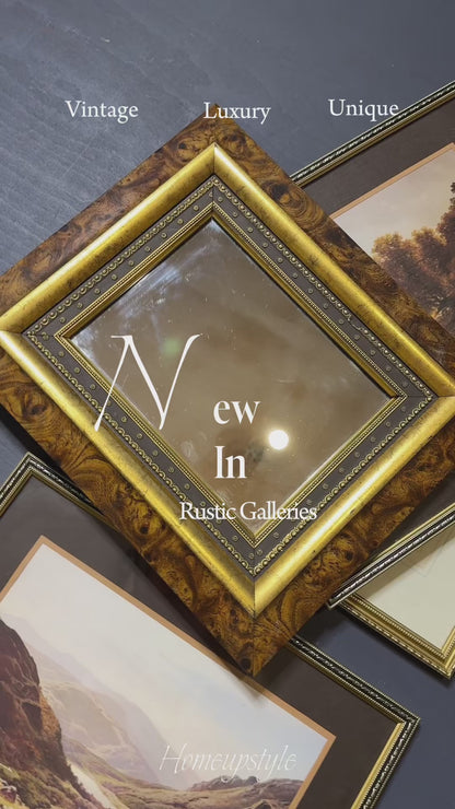 Old World Views – Rustic Vintage Landscape Frame Collection Set