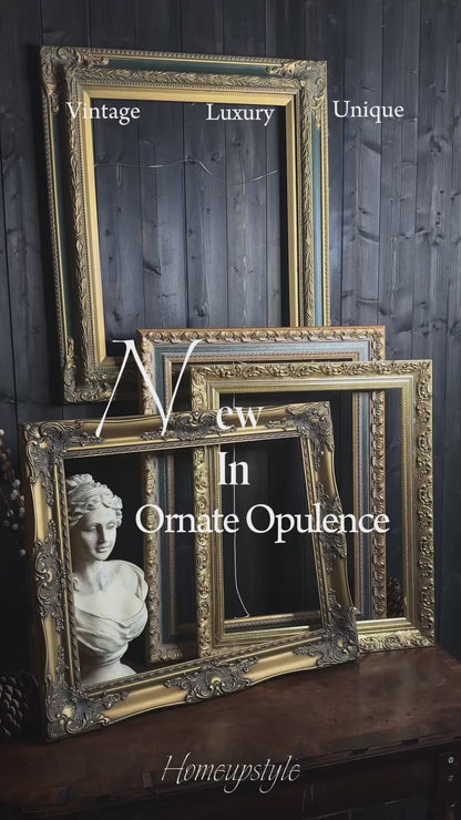 The Giverny - Vintage Black & Gold Ornate Sorélle Frame