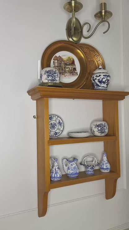 Vintage Pine Tier Shelf