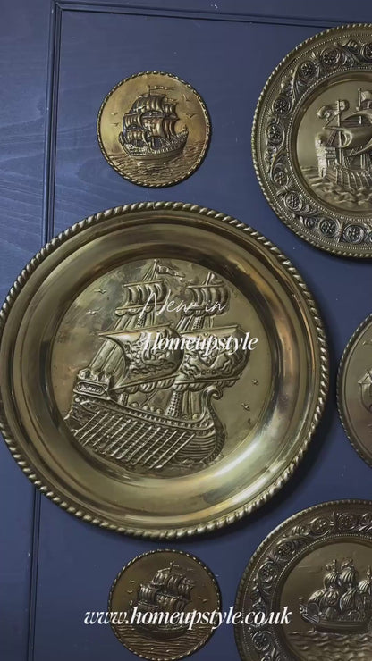 The Golden Artisan Repousse Vintage Gallery Wall Set