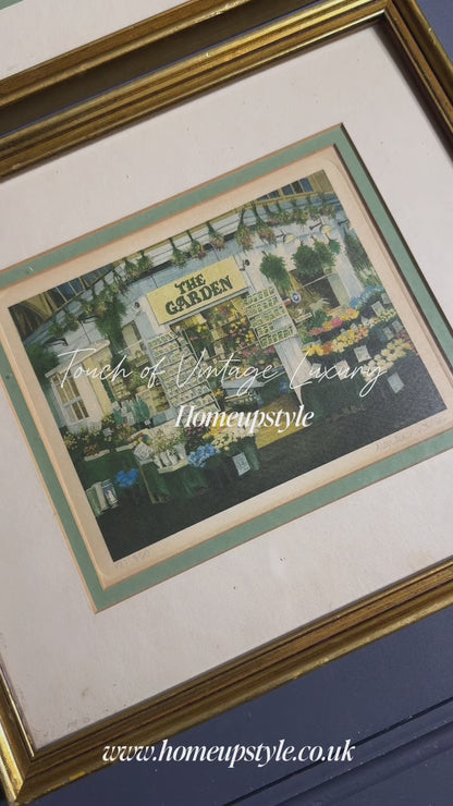 Limited Edition Vintage Print Trio | Isabella Estella Signed Storefront Series