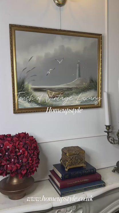 Silent Watch – Coastal Oil on Canvas