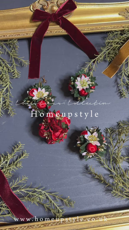 Vintage European Christmas Florals 1990s