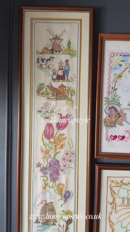 Threaded Legacy – Vintage Embroidery Oval Duo Set