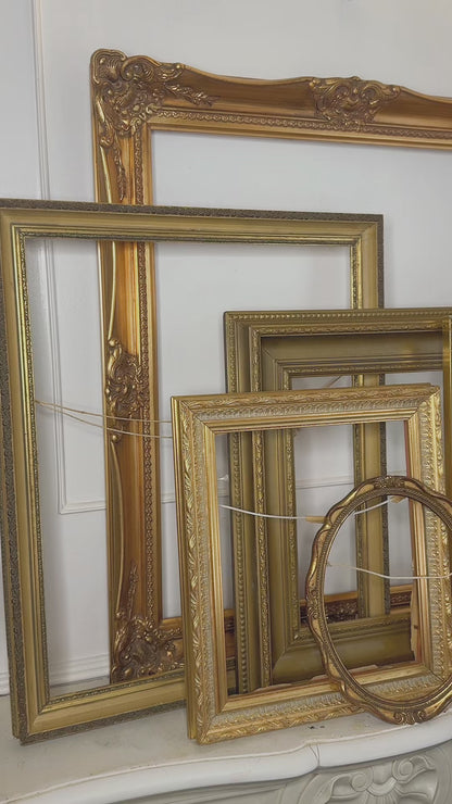 Monte Carlo Vintage Heavy Ornate Gold Frame