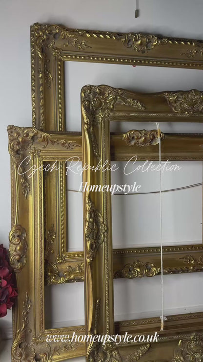 Czech Royalty – Vintage Gold Chippendale Gilt Frame