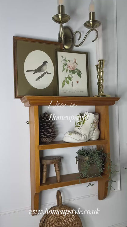 Vintage Pine Tier Shelf