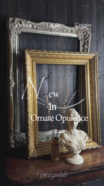The Versailles – Extremely Heavy Antique Gold Statement Frame