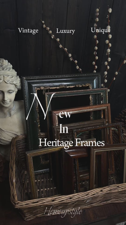 The Bobbin – Solid Wooden Distressed Ornate Gilt Frame