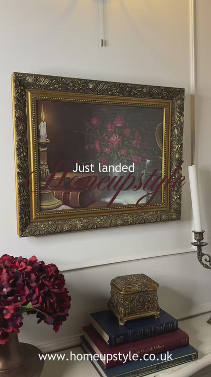 Paris Noir – Moody Vintage Scene in Gilt Belvoir Frame