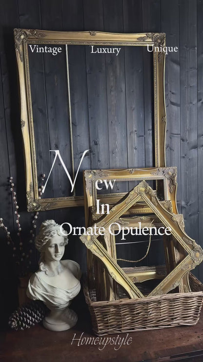 The Sorélle – Vintage Gold Louis Style Ornate Frame XL Collection