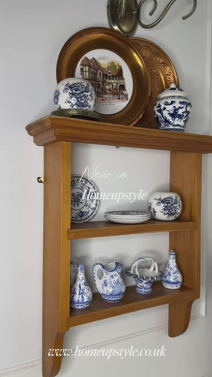 Vintage Pine Tier Shelf