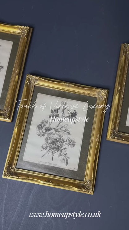 Veloura Verde & Gilt Gallery Collection – Vintage-Inspired Wall Set