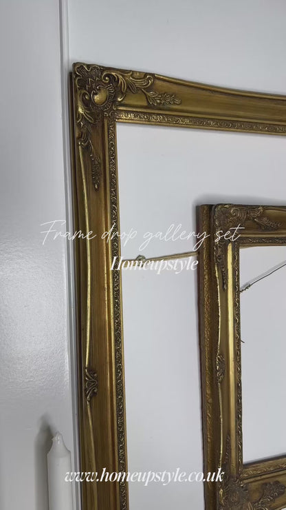 Sorelle Ornate Gold Frame with 1970s K. Bowman Original Oil Painting