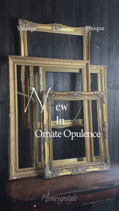 The Avignon – Large Silver & Gold Distressed Ornate Frame