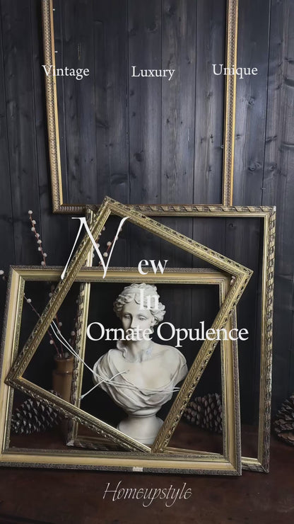 The Acanthus - Gold Parcel Gilt Medium Slim Frame