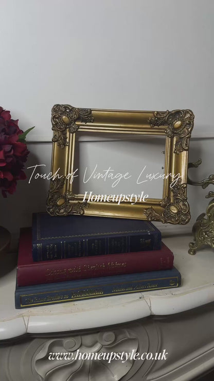 Golden Grandeur – Hungarian Ornate Small Frame from Budapest
