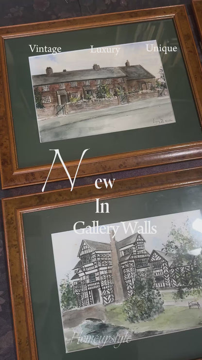 Vintage Lynn Rhodes Gallery Wall Set - Framed Original Artwork Collection