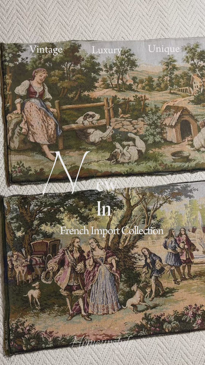 Hand-Stitched Gobelin Embroidery Art | Handmade Tapestry -The Elegant Lady