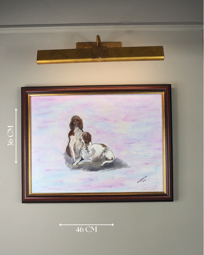 Furry Friends on Canvas- Original Oil painting by N.G. Reynolds