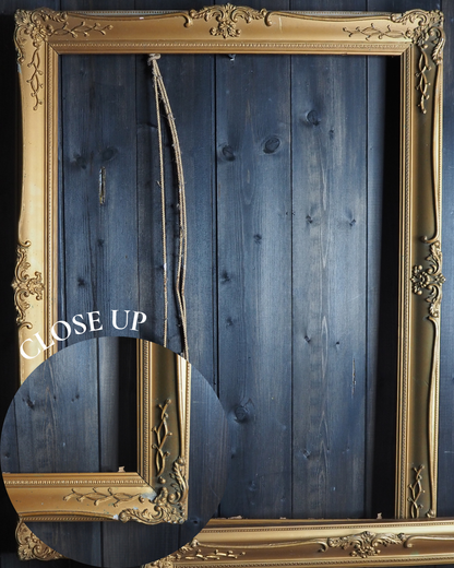 The English Manor - Ornate Gold Frame Pair, French Louis Style