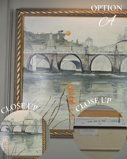 Dusk Over the Tiber - Original Oil Painting by N.G. Reynolds
