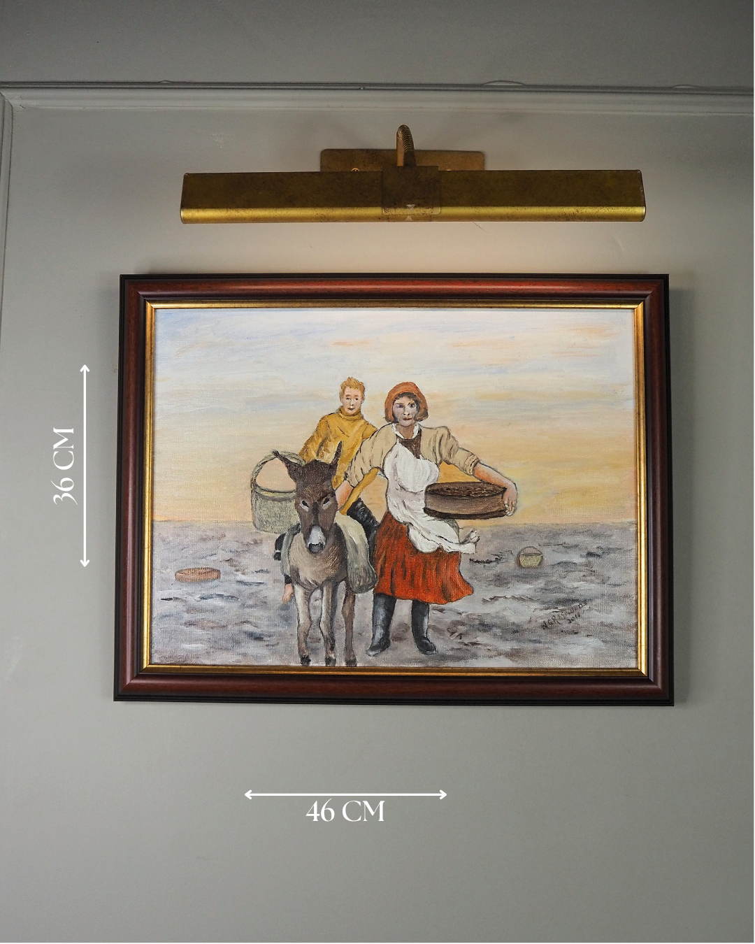 Mudflats - Original Oil Painting by N.G. Reynolds