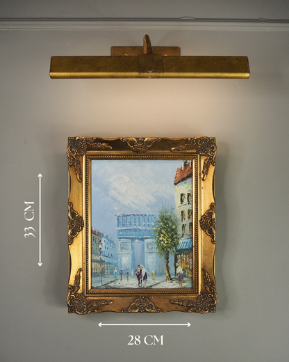 Paris Street Scene Impressionist  Oil Painting-Homage to Caroline Burnett