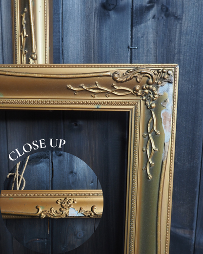 The English Manor - Ornate Gold Frame Pair, French Louis Style
