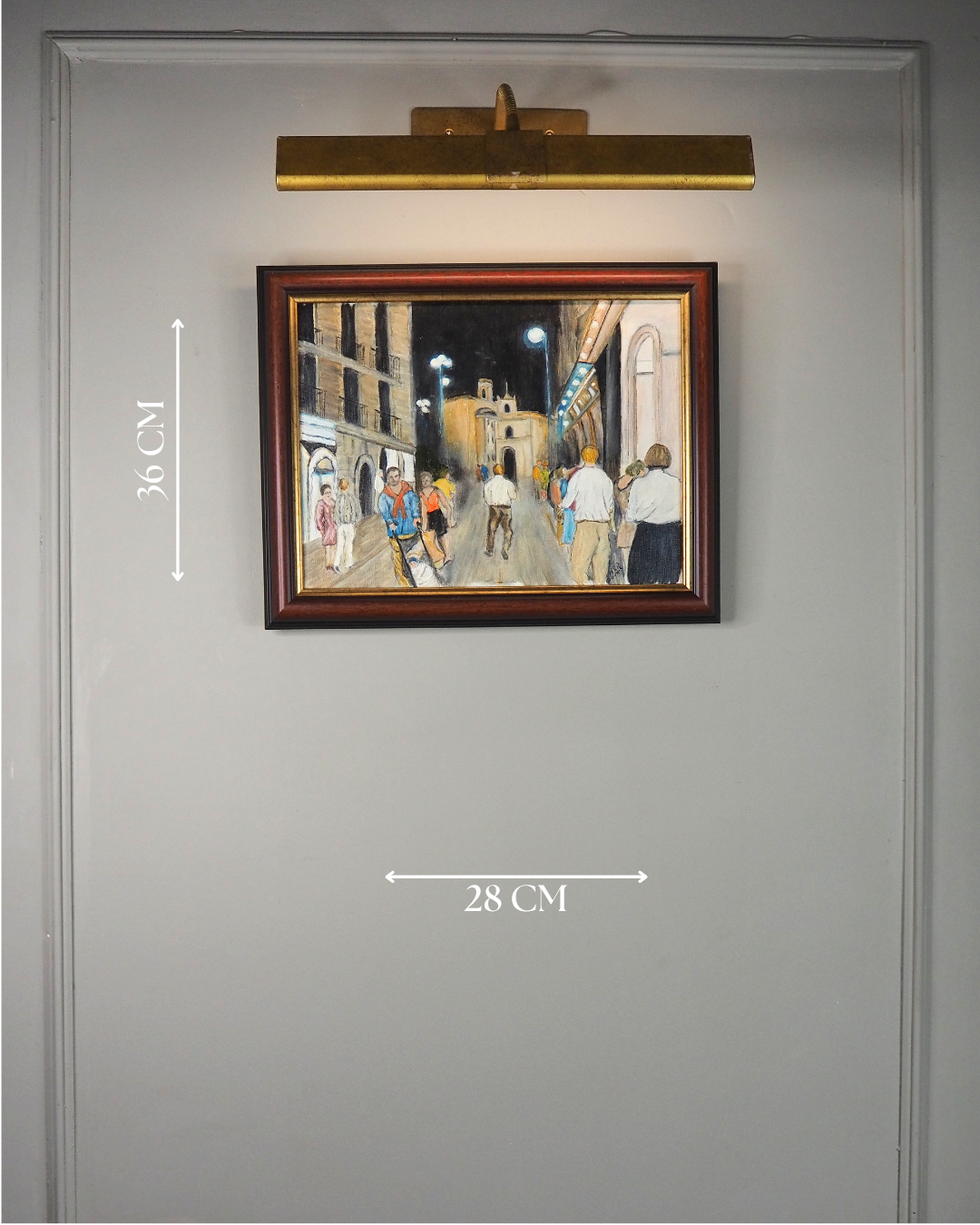 Midnight walk - Original Oil painting by N.G. Reynolds