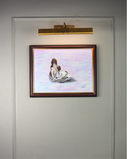 Furry Friends on Canvas- Original Oil painting by N.G. Reynolds