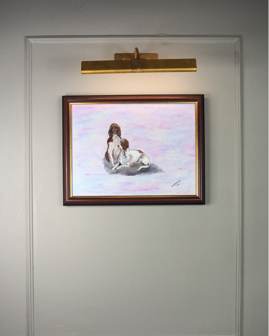 Furry Friends on Canvas- Original Oil painting by N.G. Reynolds